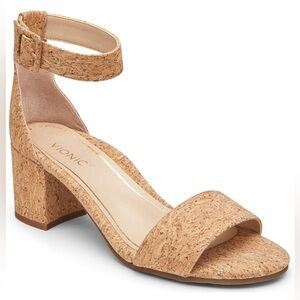 Vionic Womens Rosie Cork Ankle Strap Heels 
Size 9.5